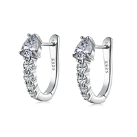 Orecchini Donna in Argento Cubic Zirconia EGRWR01-